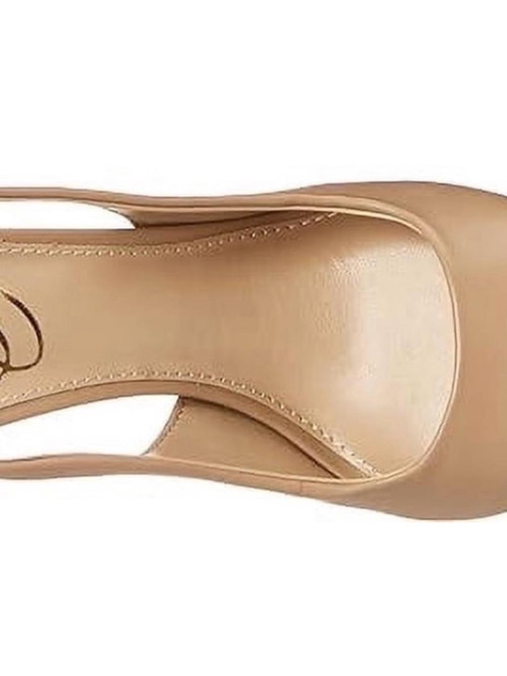 Sam Edelman Beige Slingback Pointed Toe Heels - Picture 6 of 11